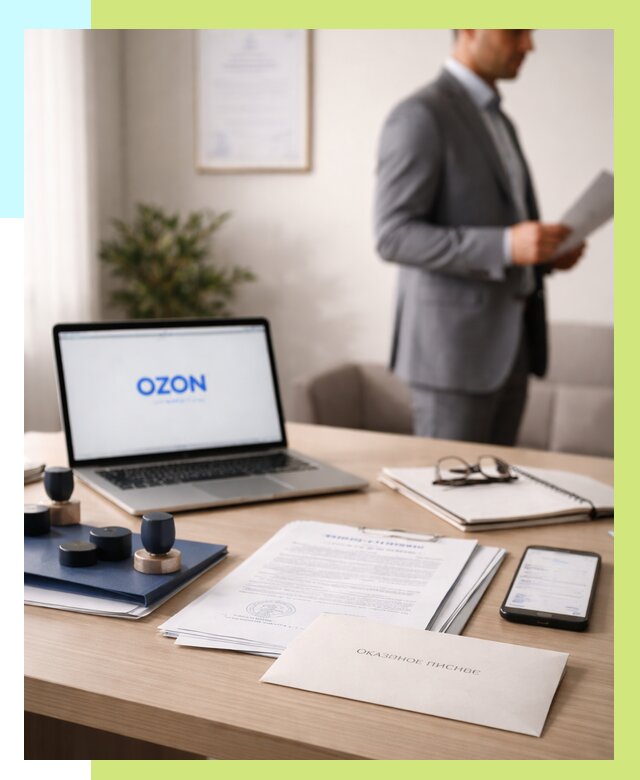 Отказное письмо для Ozon в Отрадном от 3805 р. | Сертэкс